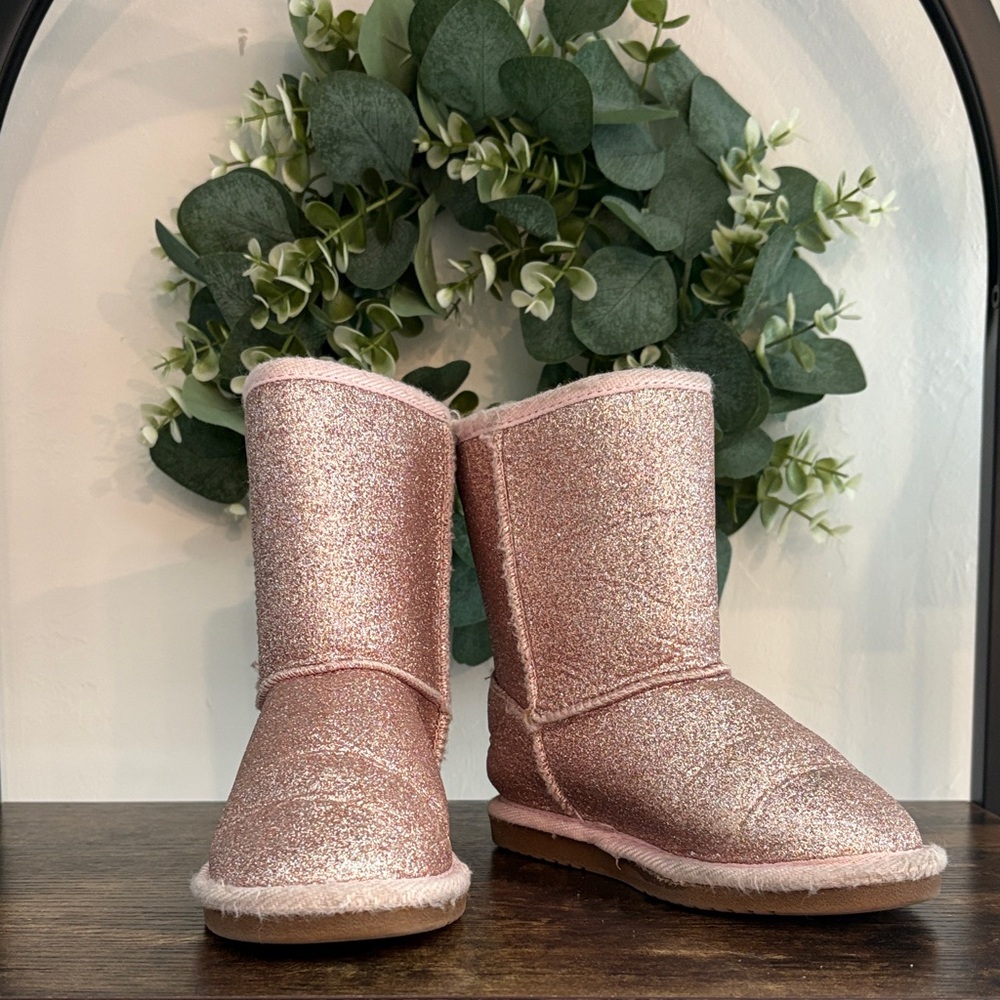 True Craft Glittery Pink Kids Boots